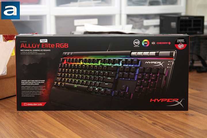 Геймърска механична клавиатура HyperX Alloy Elite RGB, USB Hub, нова