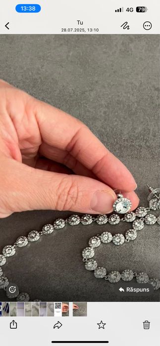 Set swarovski angelic colier+ cercei+ bratara