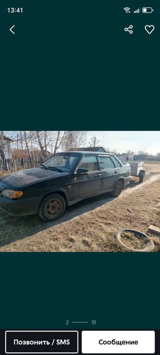 Ваз 2115 с прицепом
