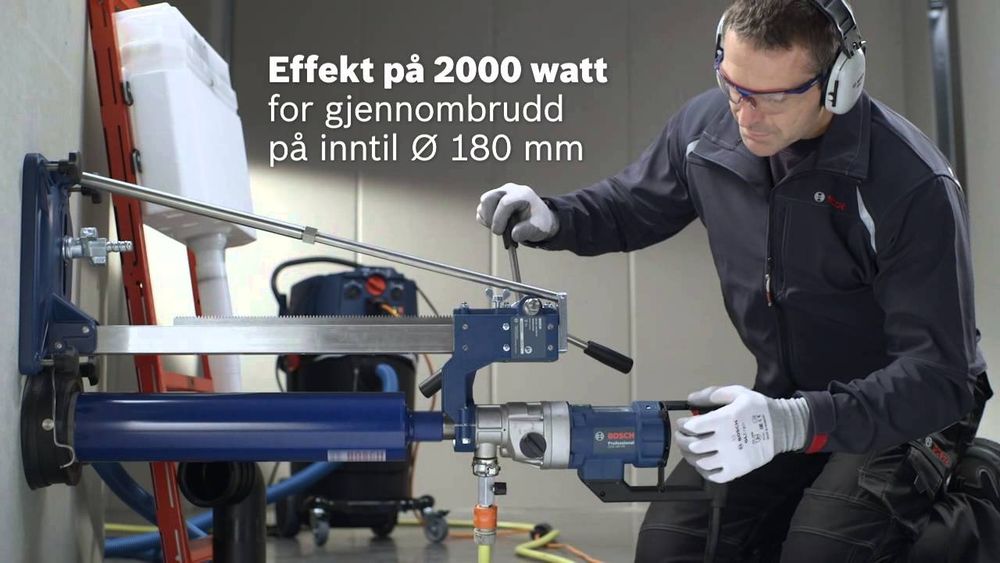 Дрель алмазного сверления Bosch GDB 180 WE Professional