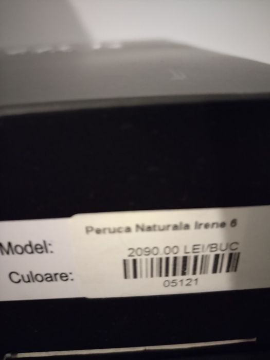 Vând perucă șatena din par natural