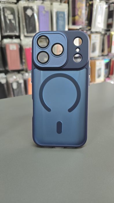 Силиконов гръб/кейс Mag safe за iPhone 17 Pro защита на камера