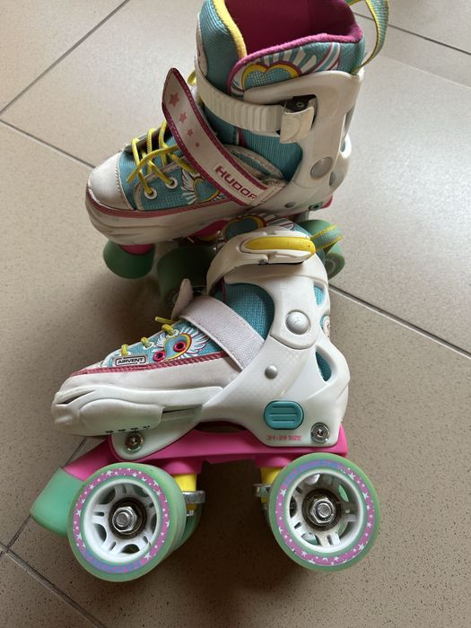 Patine cu rotile ptr fete Hudora
