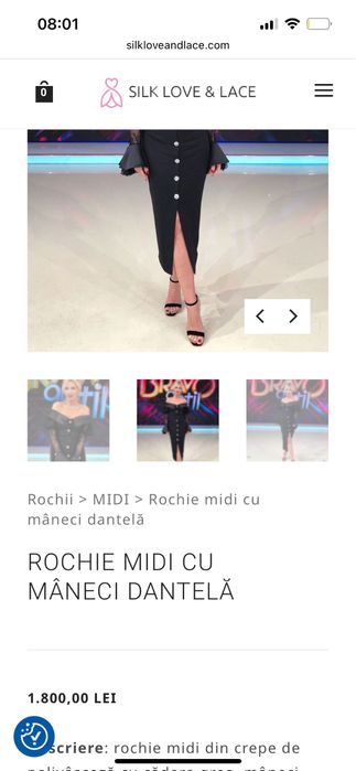 Rochie Silk Love and Lace