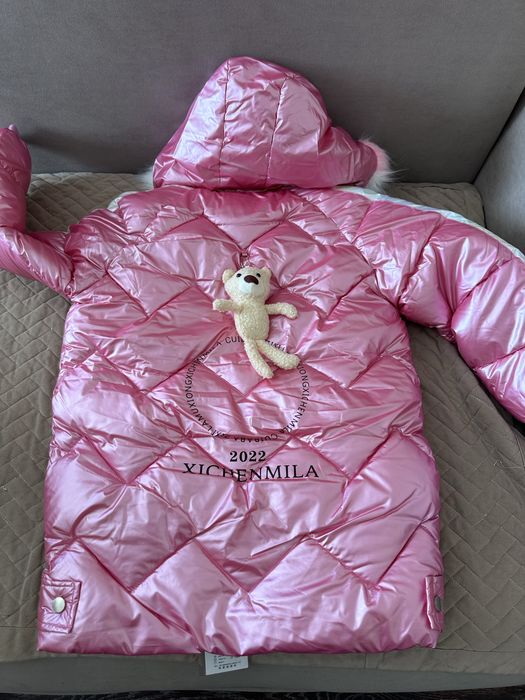 Куртка, зима на рост 130-140