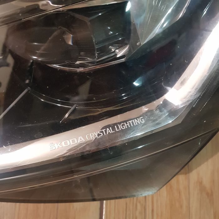 Far led cristal trager grila skoda superb facelift 2021