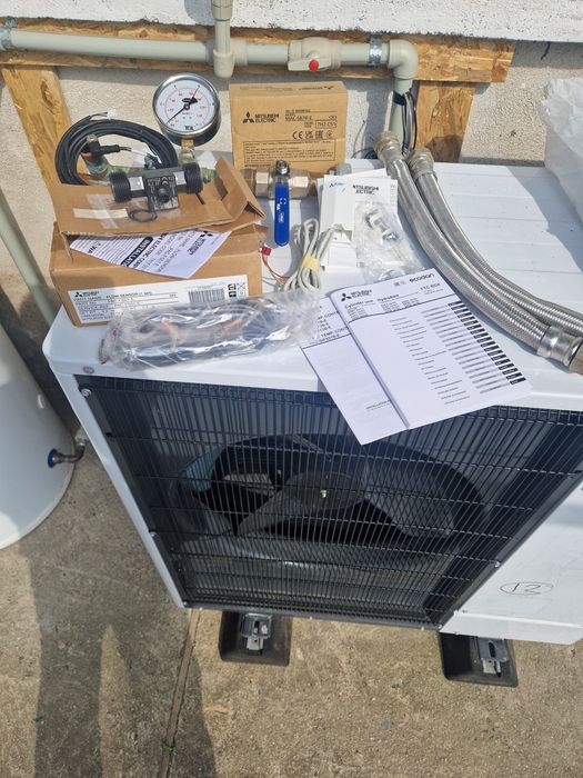 Термопомпа Mitsubishi  моноблог 9kw и 11kw