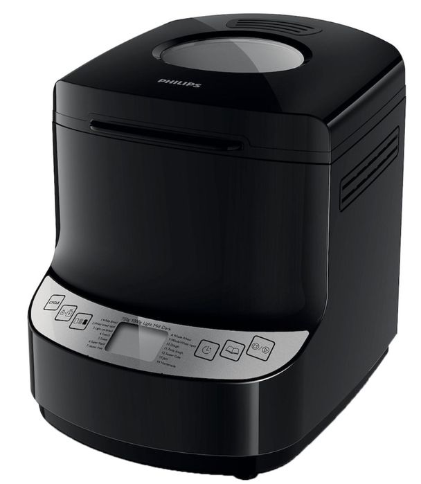 Masina de paine Philips HD9046/90, 1000 g, 14 programe, Negru