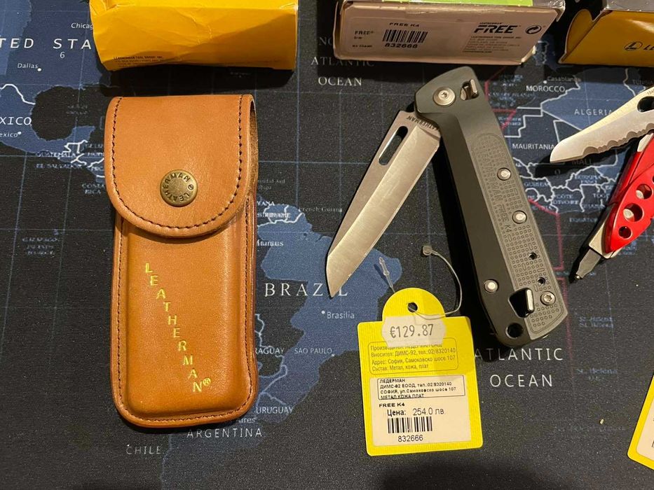 Leatherman Wave, K4, Skeletool RX