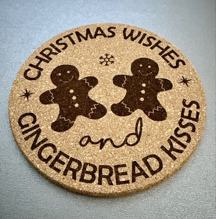 Коркови подложки с коледни мотиви