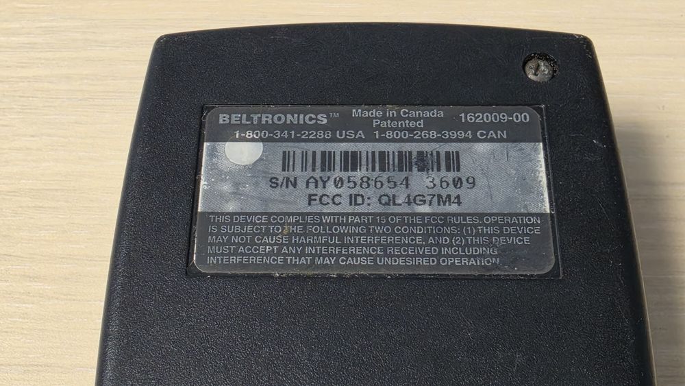 Detector de radar Beltronics Vector 940