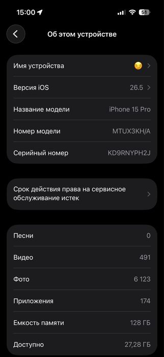 Iphone 15 Pro 128гб