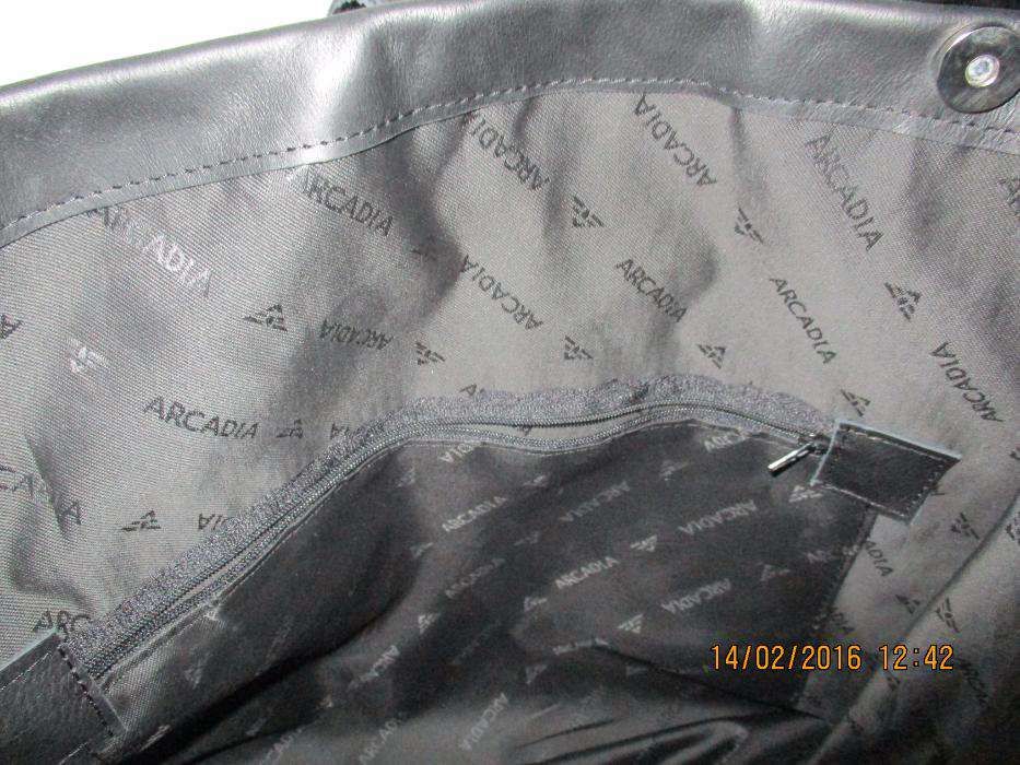 Geanta/Poseta de piele naturala handmade NOUA