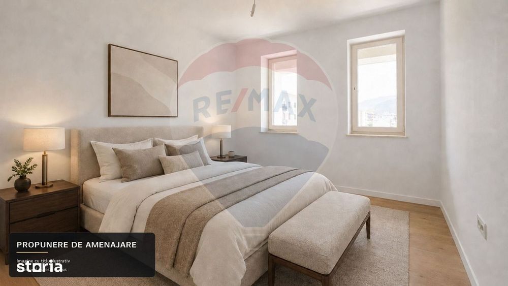 Apartament 3 camere, 70,25 mp utili, 2 băi + balcon | Tractorul