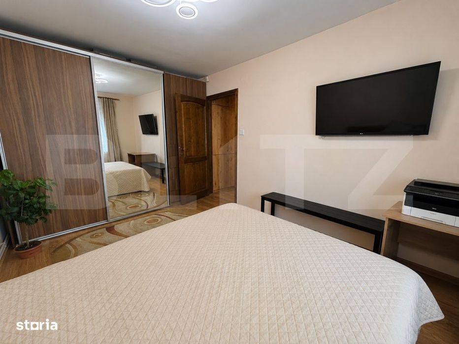 Apartament cu 3 camere, 78 mp, mobilat, zona Unirii