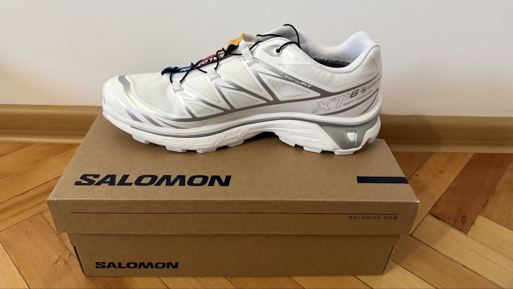 Salomon XT-6 GTX – Gore-Tex | White / Silver-нови
