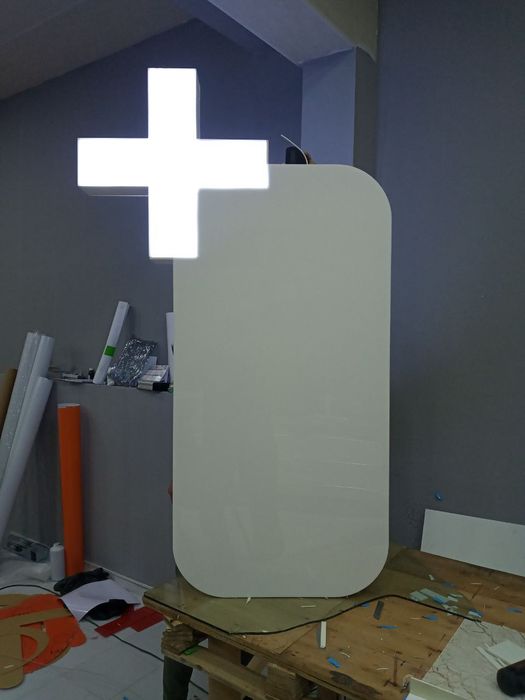 Наружная реклама. Баннер, Оракал, объемные буквы, флаер, Полиграфия