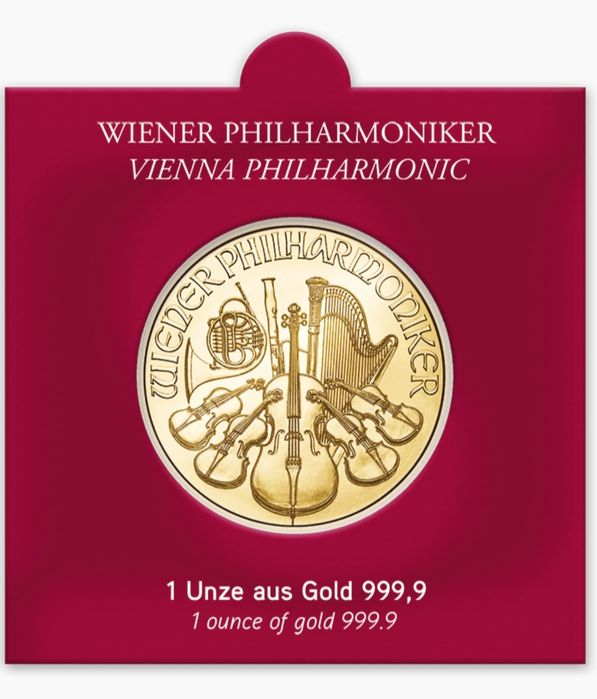 Moneda aur 24k Filarmonica