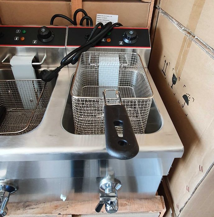 Reducere Friteuza 12l+12l electrica -TRANSPORT GRATUIT