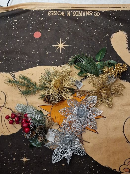 Гирлянды и украшения уцененные