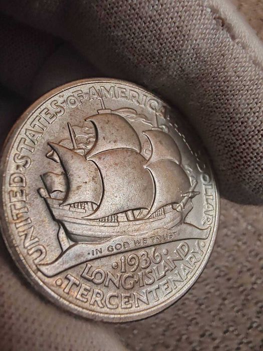1/2 долар 1936 Long Island
