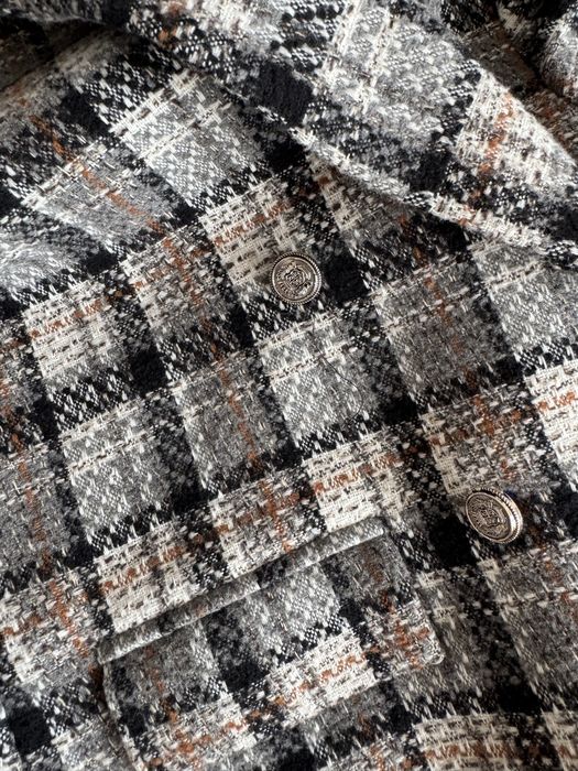 Пиджак твидовый