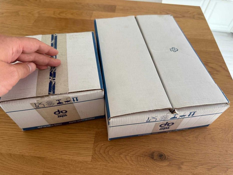 Set din ceramica pentru cafea, 10 piese, model grecesc, albe, insertii