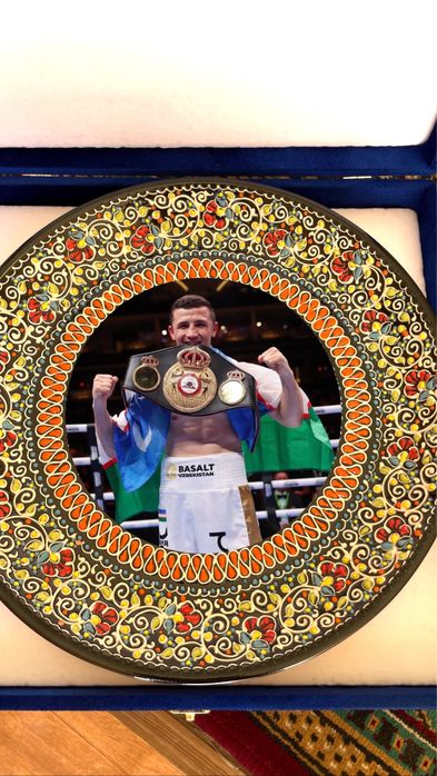 Sovg’a uchun rasm tushurilgan Sopol laganlar