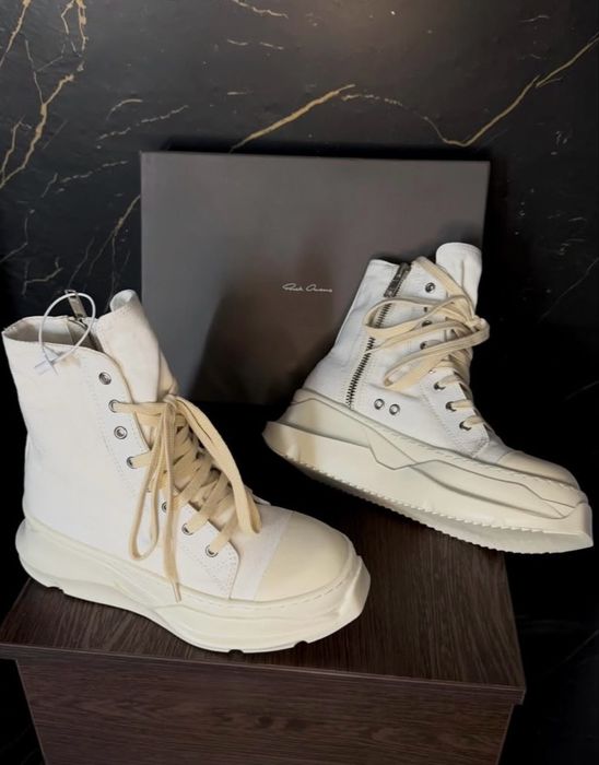 Sneakers rick owens abstract white