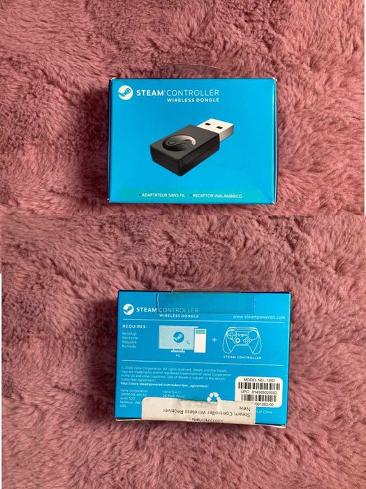 Steam Controller Wireless Dongle (USB адаптер Valve), в кутия