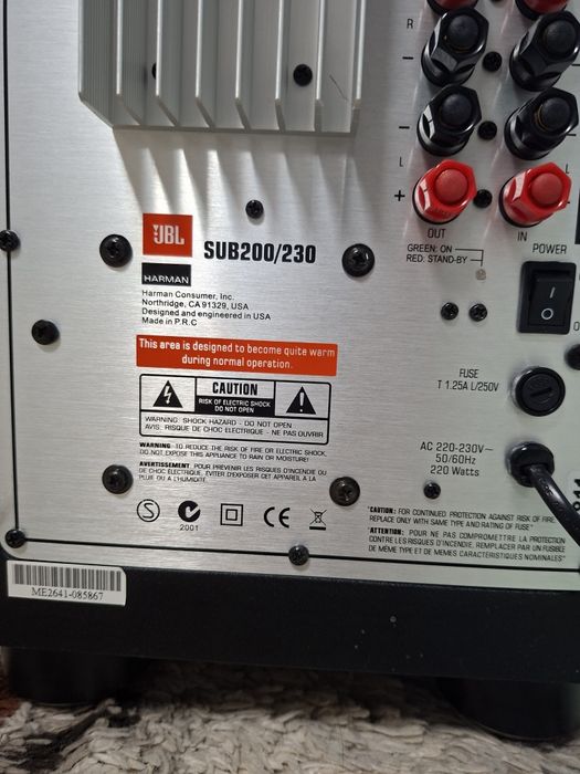 Subwoofer „200/230” – stare impecabilă, ca nou