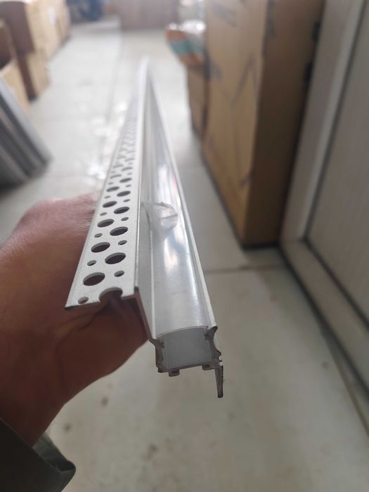 Теневой профиль для гипсокартона белый