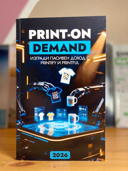 Print-on-Demand 2026: Изгради пасивен доход с Printify и Printful