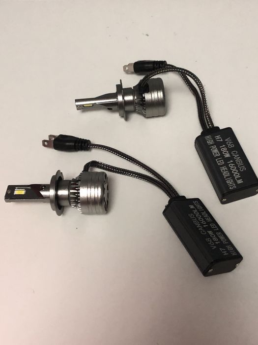 LED H7 V68 / Canbus, 180W, lumina alb, 16.000 lumeni - Preț Redus !!!