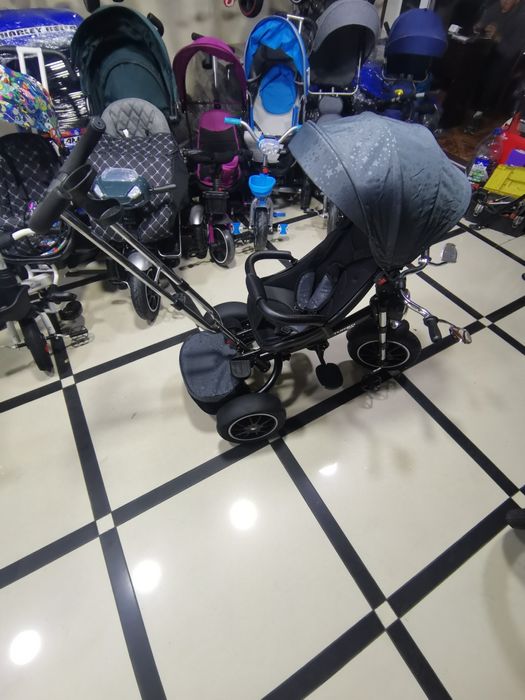 Новая велоколяска TURBO TRIKE модель MS-0755