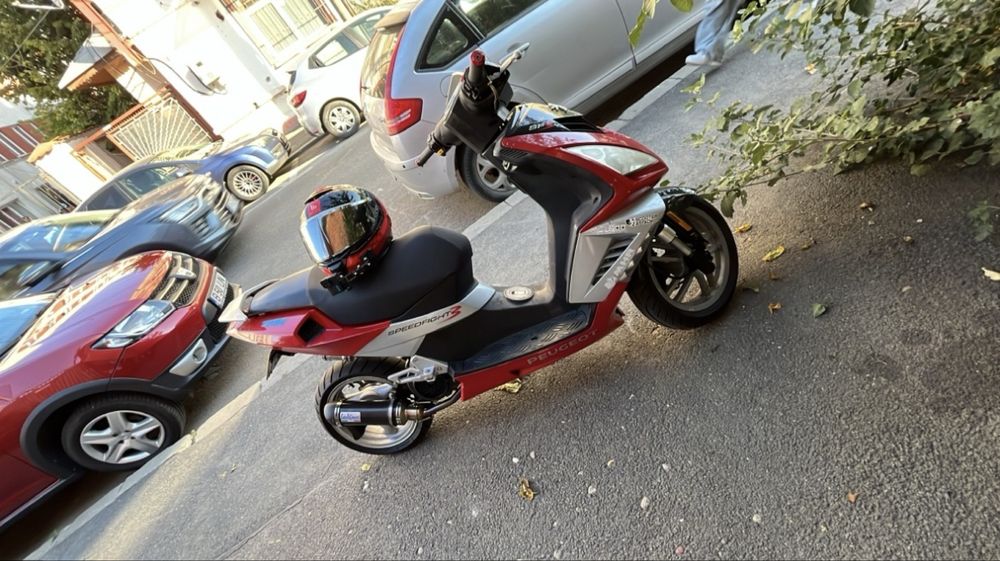Scuter Peugeot Speedfight 3 Swap GY6 150cc 25km/h in acte(fara permis)