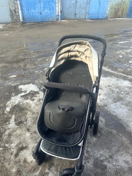 Коляска детская кожзам