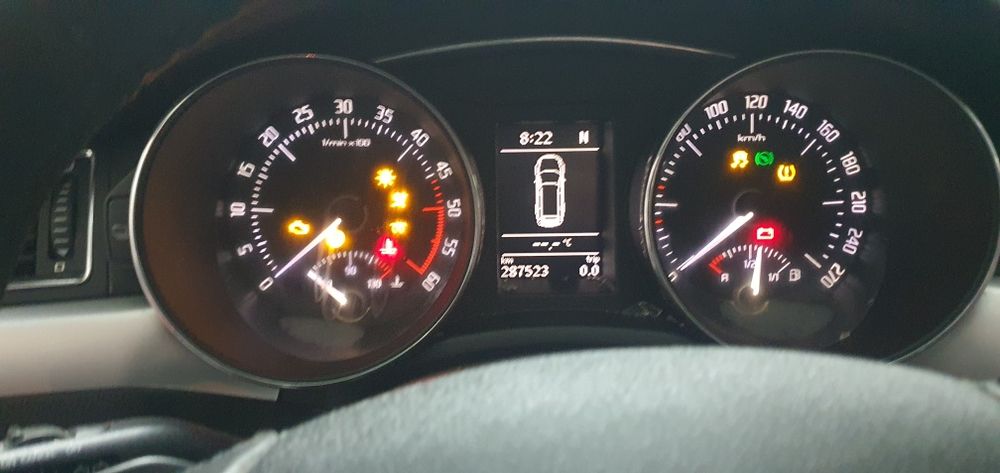 Ceasuri bord skoda superb 2 2.0 tdi 3T1920841E