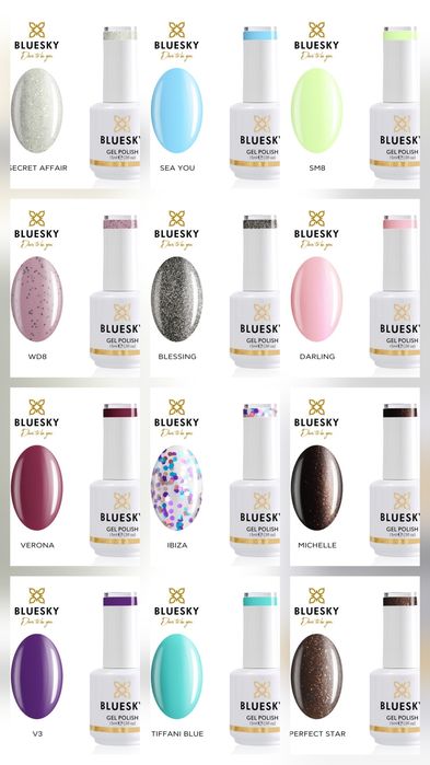 Нови гел лакове BLUESKY