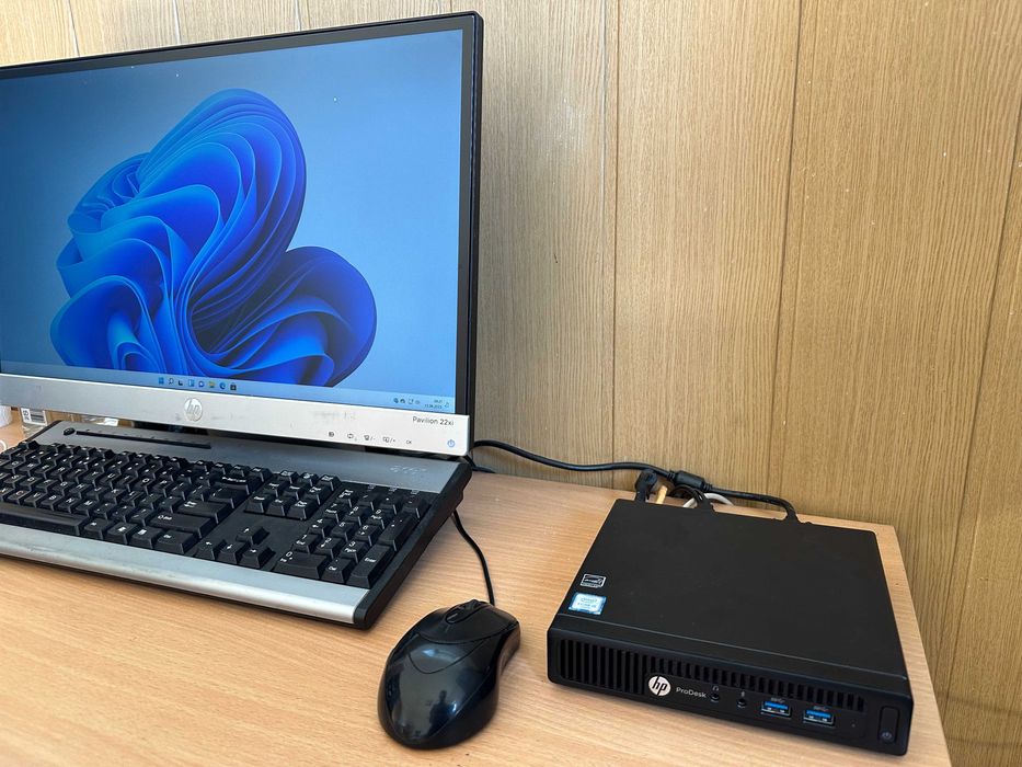 Mini unitate PC HP-Gaming cu procesor i5-SSD