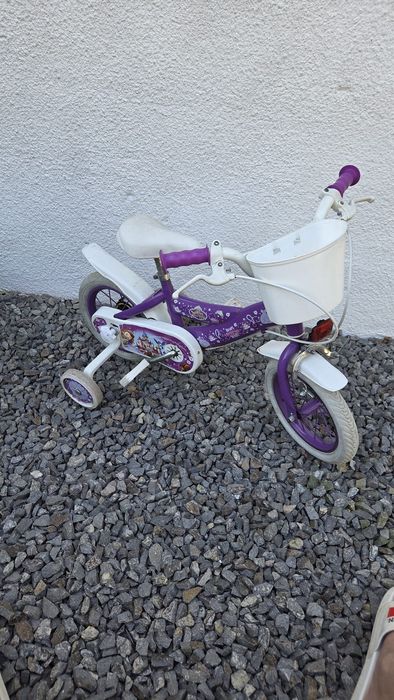 Bicicletă 12" cu roți ajutătoare