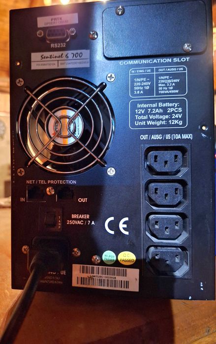 Sursa neintreruptibila centrala cazan UPS Aros (Riello) Sentinel 6 700 Sinus pur