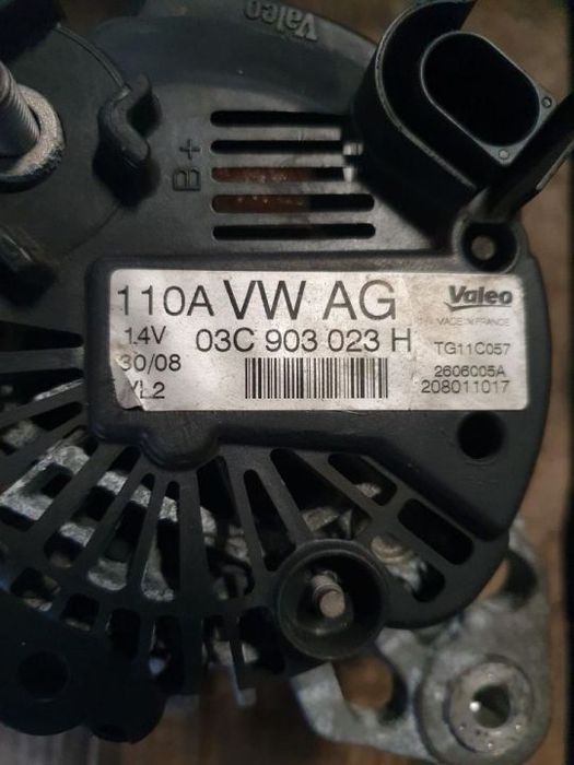 Alternator oe 110 A vw , audi , seat ,skoda.  În perfecta stare de f