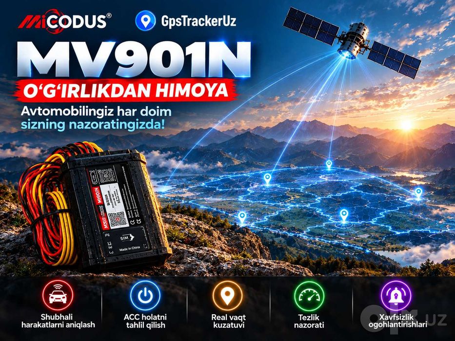 GPS трекер  MiCODUS MV901N GPS trekerini taklif etadi!