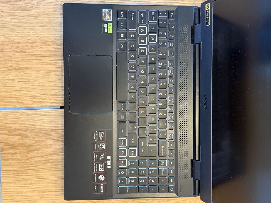 Acer Nitro 5, Ryzen 7 6800H, 16GB RAM, 1TB SSD, RTX 3070Ti 8GB