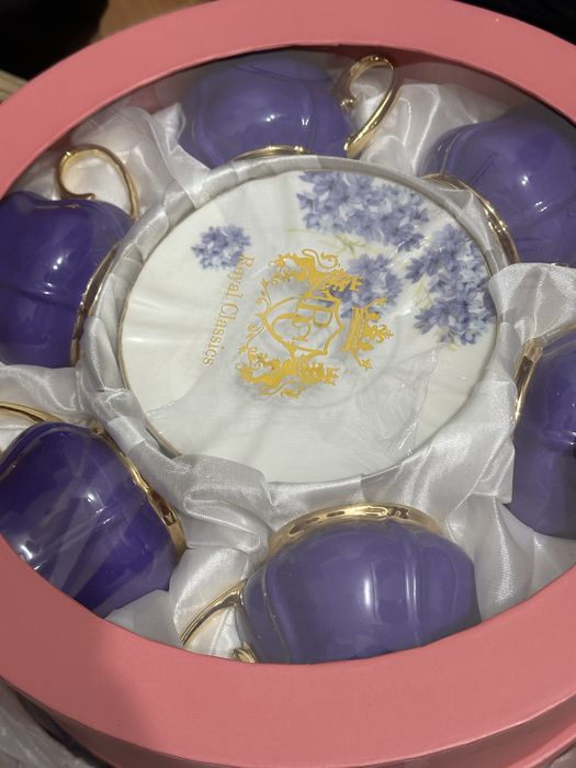 Чашка с блюдцем 15000 тг