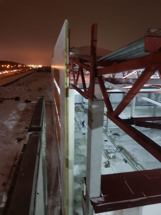 Монтаж  сэндвич панель