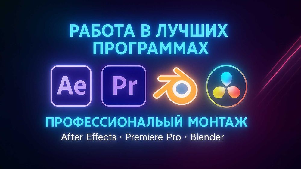 Видеомонтаж + оживление  + ИИ контент От 2000 ₸