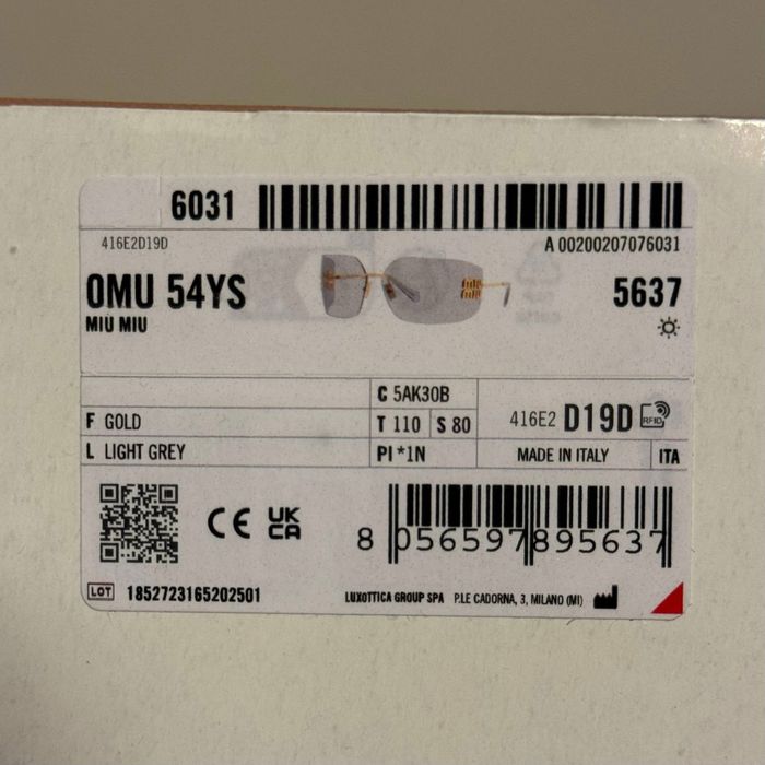 Оригинални очила MIU MIU