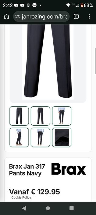 Pantaloni Brax Jan noi fara eticheta